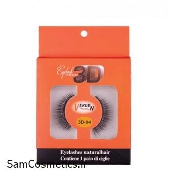 مژه موی طبیعی 3 بعدی ورژن مدل 04