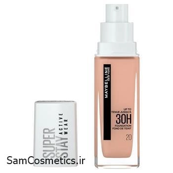 کرم پودر میبلین سری Super Stay شماره 20-Cameo