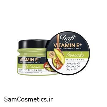 کرم مرطوب کننده آووکادو و ویتامین E دافی حجم 270 میل