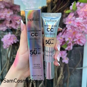 سی سی کرم SPF 50 تاپ فیس | TOPFACE مدل Natural Glow کد 005 حجم 30 میل