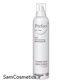 موس مو حالت دهنده موهای مجعد پرفکت | Perfect مدل Mega Strong شماره 6 (خیلی قوی) حجم 250 میل