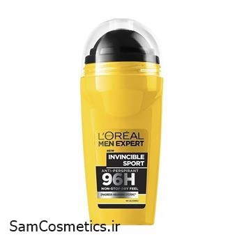 مام رول زیر بغل 96 ساعته لورال | L'OREAL مدل Invincible Sport حجم 50 میل