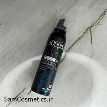 موس مو رنگی تاپیک | Toppik رنگ آبی لاجوردی (09 azure blue) حجم 125 میل