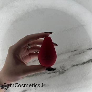 اسفنج (بیوتی بلندر) آرایشی سام کازمتیکز | Sam Cosmetis مدل فیبر عنابی sm03