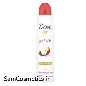اسپری ضد تعریق زنانه داو | Dove مدل GO FRESH رایحه سیب حجم 150 میل