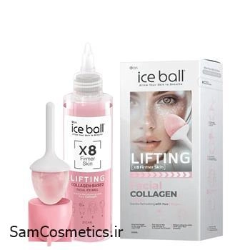 ژل آبرسان لیفتینگ صورت آیس بال | Ice Ball مدل کلاژن حجم 212 میل