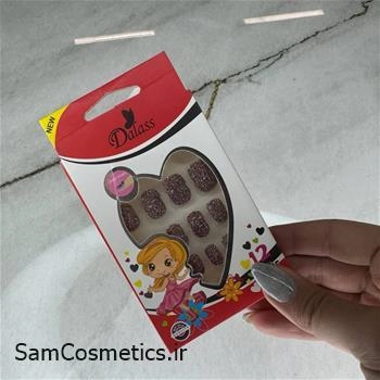 ناخن مصنوعی کودک دالاس | Dalass مدل اکلیلی رزگلد روشن کد 3956