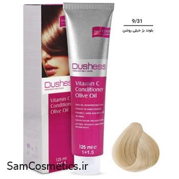 رنگ مو دوشس شماره 9.31 (بلوند بژ خیلی روشن) حجم 125 میل