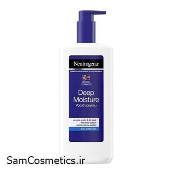 لوسیون بدن پوست خشک نوتروژینا | Neutrogena مدل آبرسان عمیق حجم 250 میل