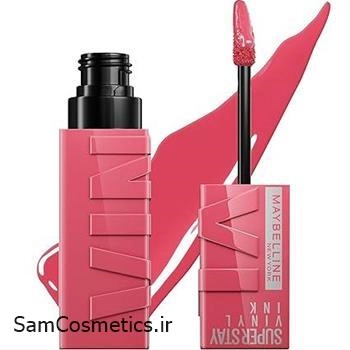 رژ لب مایع میبلین | Maybelline مدل SuperStay Vinyl Ink رنگ 145 ROGUE