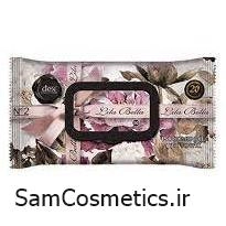 دستمال مرطوب پاک کننده آرایش دکس وت | Dex Wet مدل Lila Bella بسته 50 عددی
