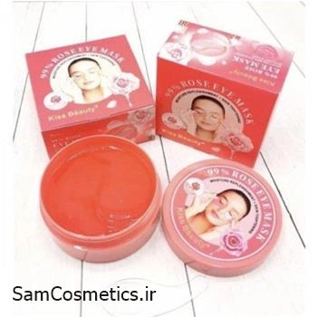 ماسک پچ زیر و روی چشم کیس بیوتی | Kiss Beauty مدل گل رز بسته 60 عددی