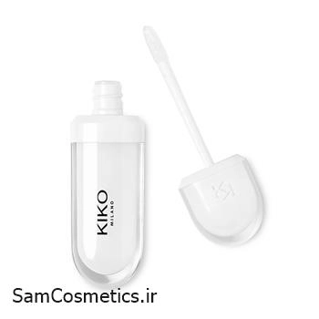 برق لب (لیپ گلاس) حجم دهنده اورجینال کیکو | KIKO مدل Volume Plumping کد 02 (Transparent)