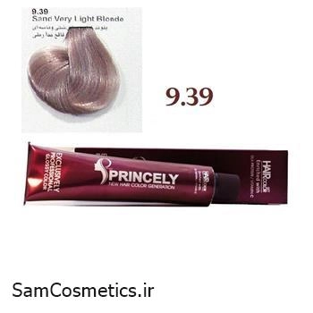 رنگ موی پرنسلی بلوند شنی طلایی خیلی روشن 9.39