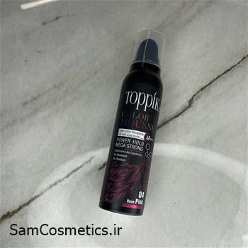 موس مو رنگی تاپیک | Toppik رنگ سرخابی (04 rose pink) حجم 125 میل