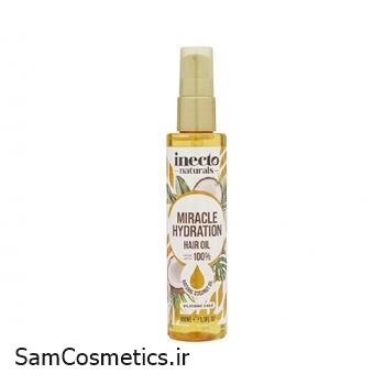 روغن آبرسان مو اینکتو | INECTO مدل MIRACLE HYDRATION حاوی روغن نارگیل حجم 100 میل