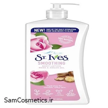 لوسیون بدن سینت ایوز | ST.Ives مدل Rose & Argan حجم 621 میل