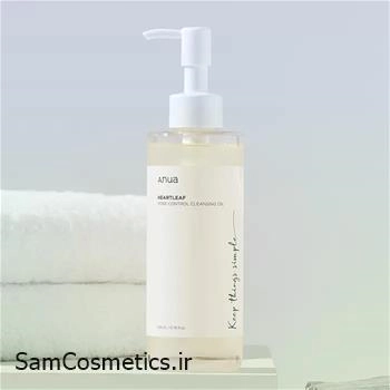 روغن پاک کننده و کنترل منافذ آنوا | Anua حاوی عصاره هوتونیا کوردتا حجم 200 میل