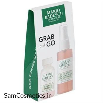 پک اسپری آبرسان و لوسیون خشک کننده جوش ماریو بادسکو | MARIO BADESCU مدل Grab and Go حجم 29 میل