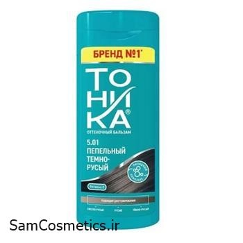 شامپو رنگساژ تونیکا | TONIKA رنگ خاکستری تیره شماره 5.01 حجم 150 میل