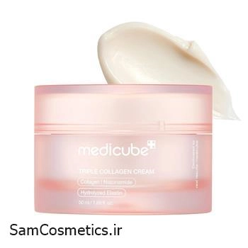 کرم کلاژن سه گانه مدی کیوب | Medicube مدل آبرسان و جوانساز حجم 50 میل