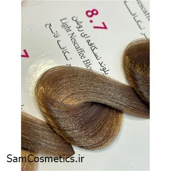 رنگ موی اینویتیشن بلوند نسکافه ای روشن 8/7