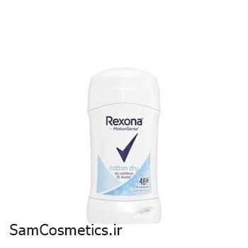 مام زیر بغل صابونی رکسونا | Rexona مدل COTTON DRY حجم 40 میل