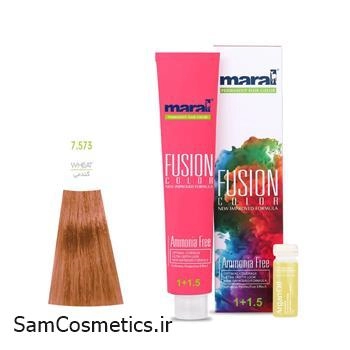 رنگ مو فیوژن کالر مارال 7/573 رنگ گندمی