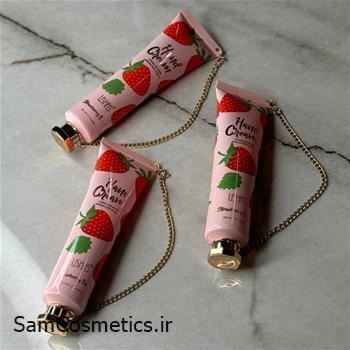 کرم دست Ushas رایحه توت فرنگی حجم 50 میل