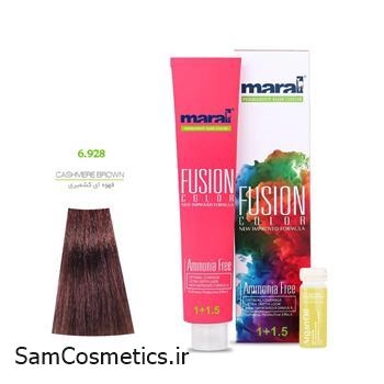 رنگ مو فیوژن کالر مارال 6/928 رنگ قهوه ای کشمیری