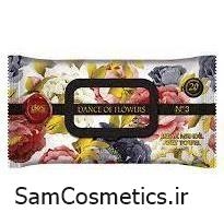 دستمال مرطوب پاک کننده آرایش دکس وت | Dex Wet مدل Dance of Flowers بسته 50 عددی