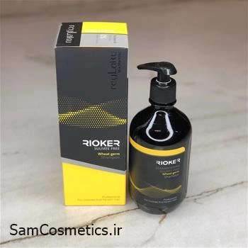 شامپو فری سولفات ریوکر | RIOKER حاوی جوانه گندم حجم 500 میل