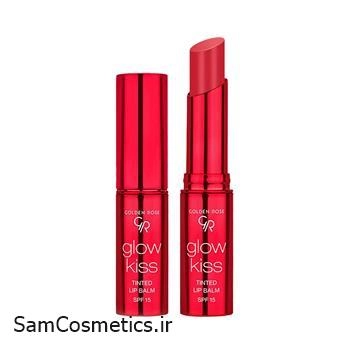 بالم لب تینت (رنگی) گلدن رز | Golden Rose مدل Glow Kiss رنگ 02 STRAWBERRY