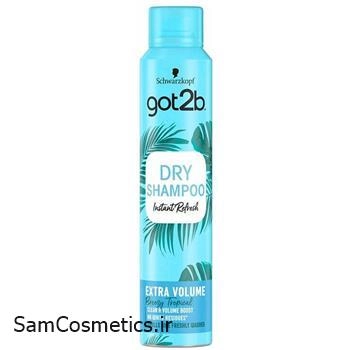 شامپو خشک گات تو بی | Got2b مدل Extra Hacim حجم 200 میل