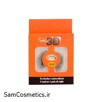 مژه موی طبیعی 3 بعدی ورژن مدل 01