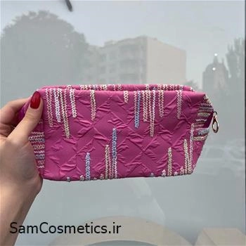 کیف لوازم آرایشی ابر و بادی کد 82 رنگ بنفش