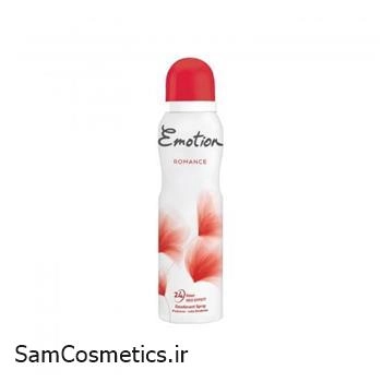 اسپری دئودورانت زنانه ایموشن | Emotion مدل Romance حجم 150 میل