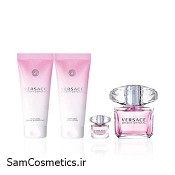 ست ادکلن و اسپری Versace Bright Crystal حجم 100 میل