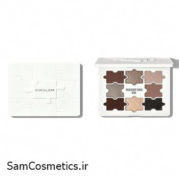 پالت سایه چشم شیگلم | SHEGLAM مدل پازلی کد Mauve'ing On