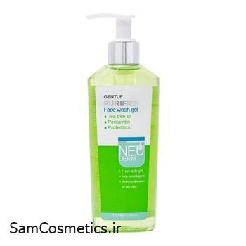ژل شستشوی صورت نئودرم پوست چرب و مختلط